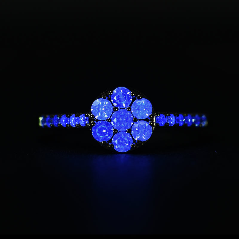 Flower Diamond Ring - Malka