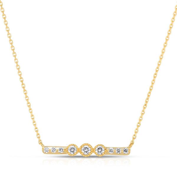 Diamond Bar Necklace