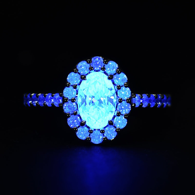 Oval Diamond Engagement Ring - Malka