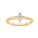 Diamond Cross Ring