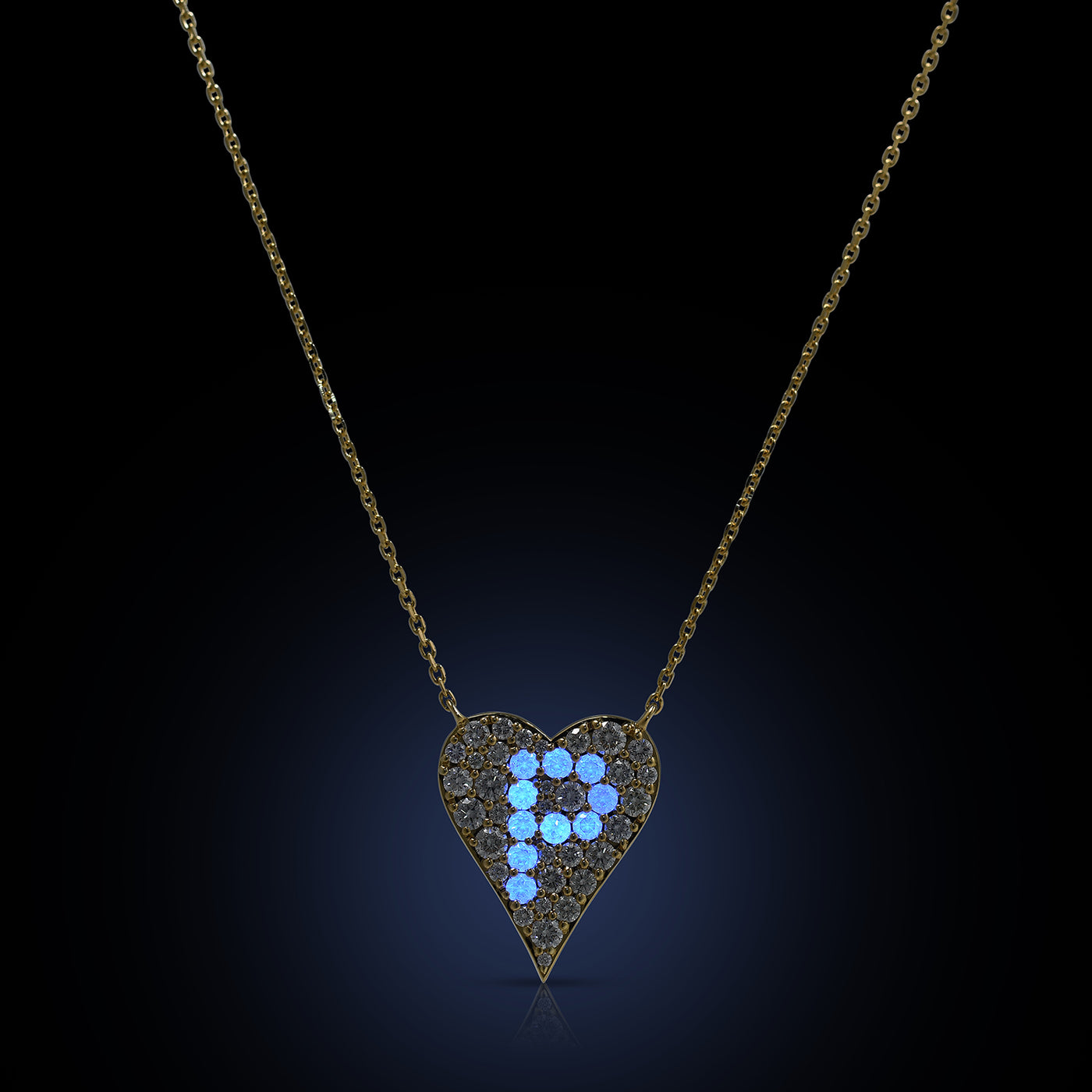 DEPT】Vtopia GIVEN HEART NECKLACE BLACK アクセサリー